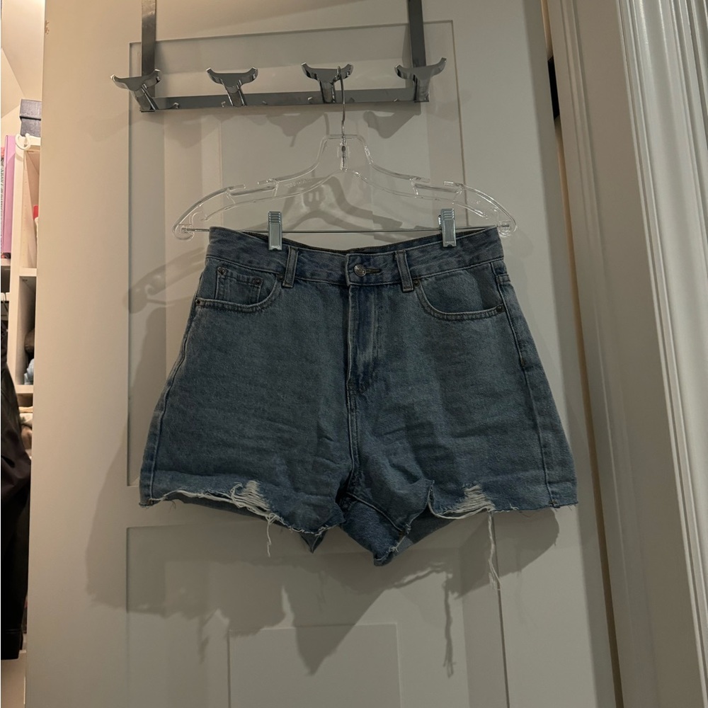 White Fox Denim Shorts - Size M
